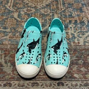 Native Kids Orca Whale shoes